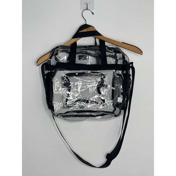 MAYTREE Clear Bag for Stadium Events Tote Bag with Reinforced Straps - Picture 3 of 7